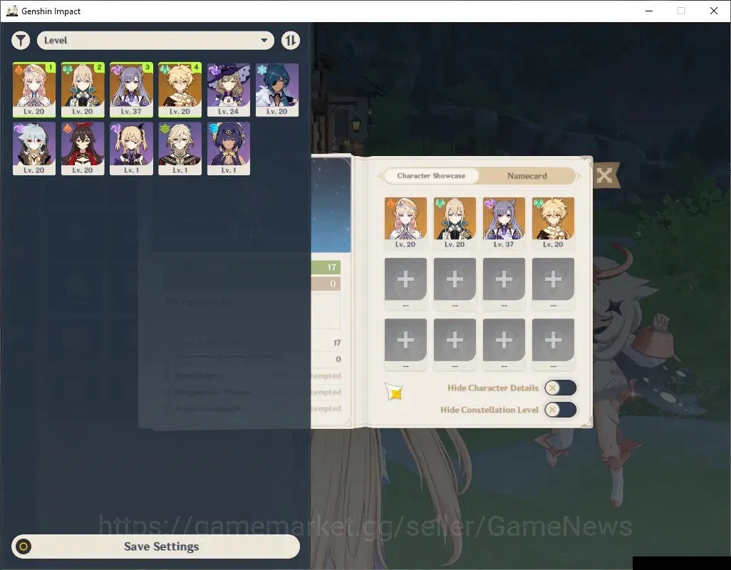 Genshin Impact Accounts Asia |Starter |AR17 |All Unset |1 Limited [Nicole] image 2
