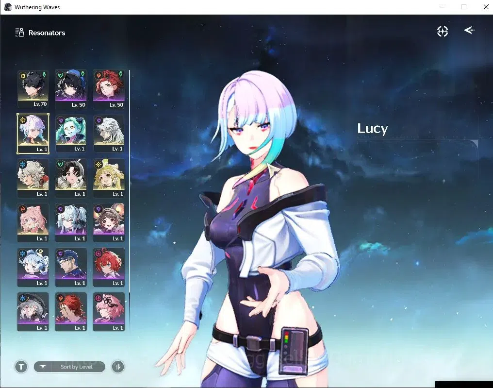 Wuthering Waves Accounts SEA|UL 49|2 Limited| Lucy R6+Sign,Rebecca |154 Lus image 2