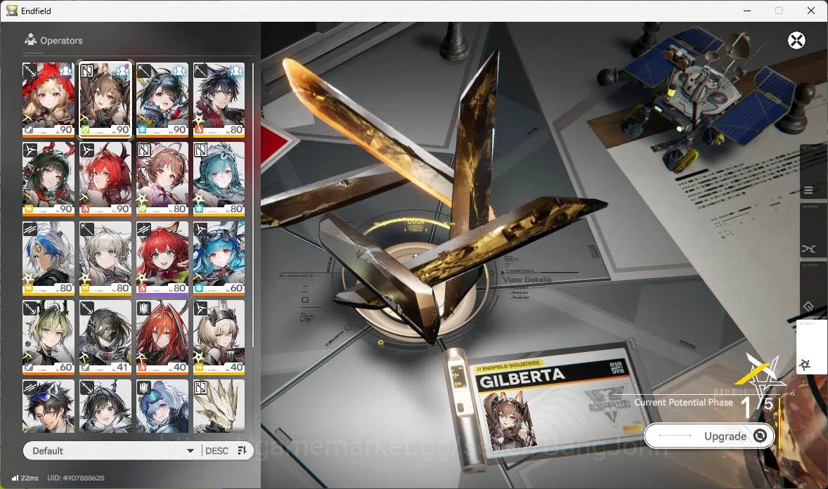 Arknights: Endfield Accounts ASIA|Lv 60|5Limit+5Sign|Zhuang Fangyi,Tangtang,P1( image 5
