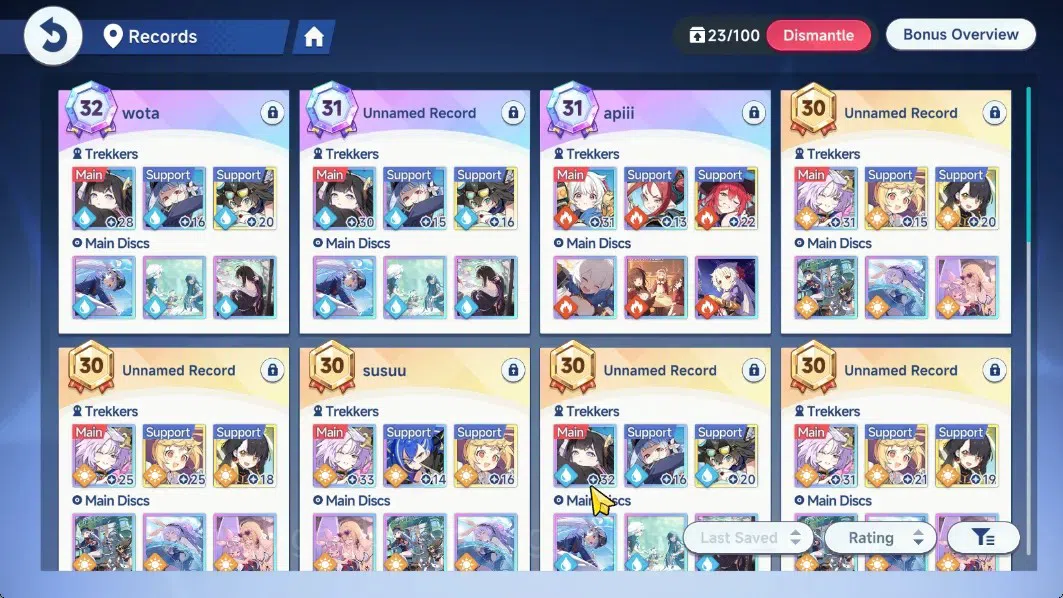 Stella Sora Accounts GLOBAL END Lv40|16 SSR|9 Limit(Firefly+60 Soul Key image 20
