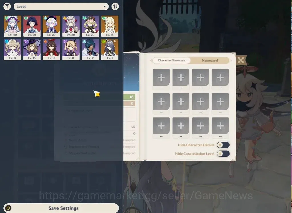 Genshin Impact Accounts ASIA|AR18|Starter|1Limited+16(*4Character)|Lauma,M image 2