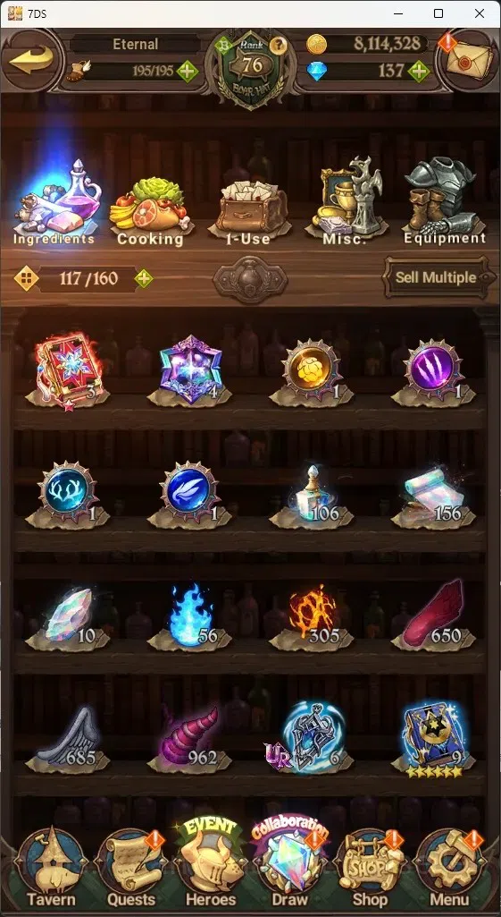 The Seven Deadly Sins: Grand Cross Accounts Global|4M CC|137 DM|5 LR+9 UR+Collab Gachikuta|Rox image 17