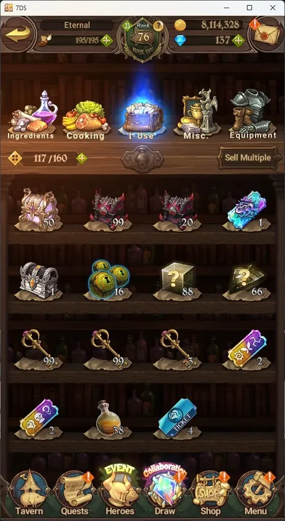 The Seven Deadly Sins: Grand Cross Accounts Global|4M CC|137 DM|5 LR+9 UR+Collab Gachikuta|Rox image 19
