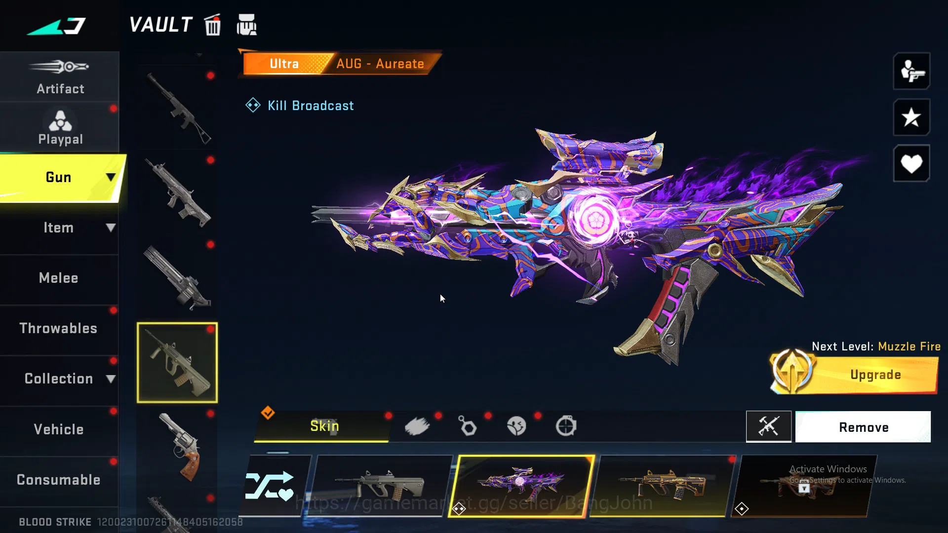 Blood Strike Accounts ASIA| 4 EVA | Limited MP155 Hotblast | 5 ULTRA GUN image 11