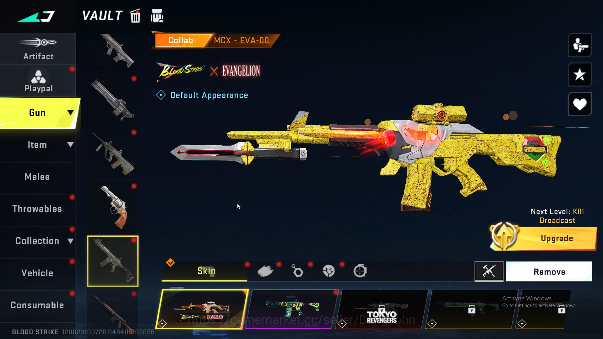 Blood Strike Accounts ASIA| 4 EVA | Limited MP155 Hotblast | 5 ULTRA GUN image 12