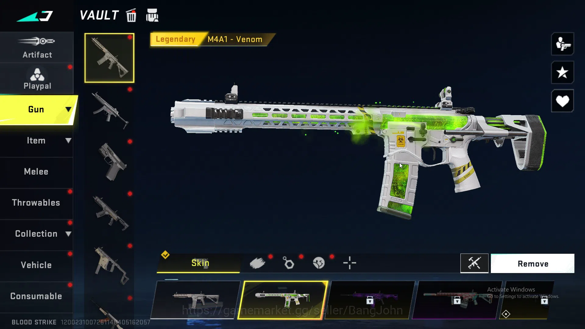Blood Strike Accounts ASIA| 4 EVA | Limited MP155 Hotblast | 5 ULTRA GUN image 2