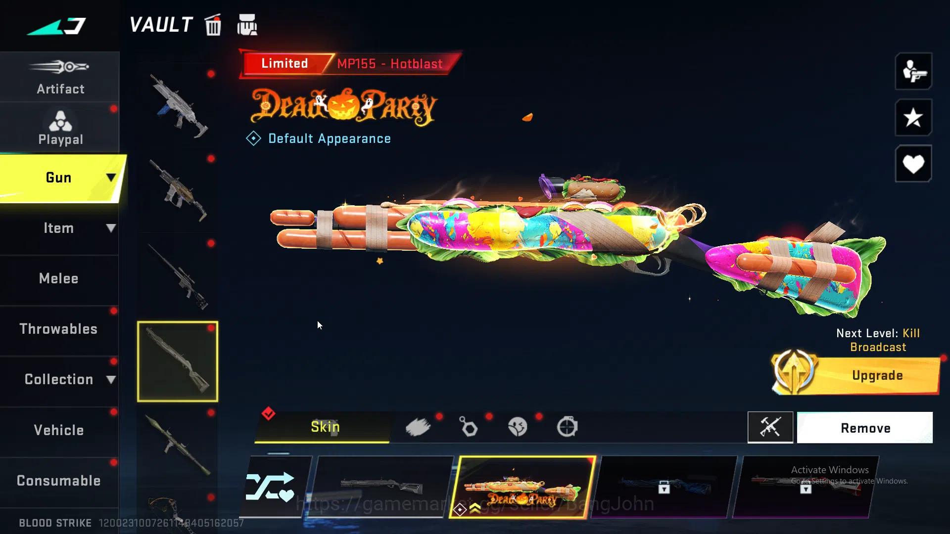 Blood Strike Accounts ASIA| 4 EVA | Limited MP155 Hotblast | 5 ULTRA GUN image 8