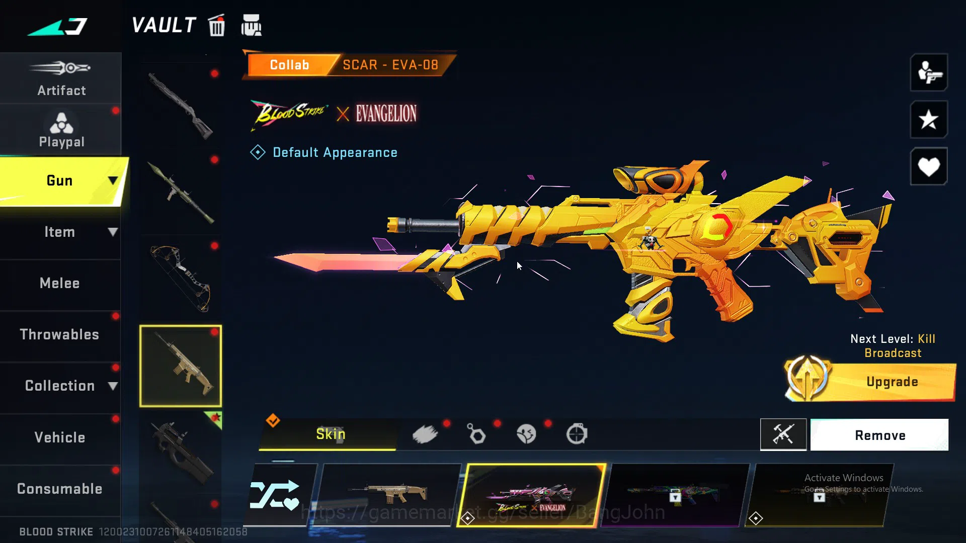 Blood Strike Accounts ASIA| 4 EVA | Limited MP155 Hotblast | 5 ULTRA GUN image 9