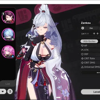 Neverness to Everness Accounts Global SEA|HL 3|2 S-Class 1 Limited Zankou+Outfit Std Daffodil|3 S-Class Selector ON|2