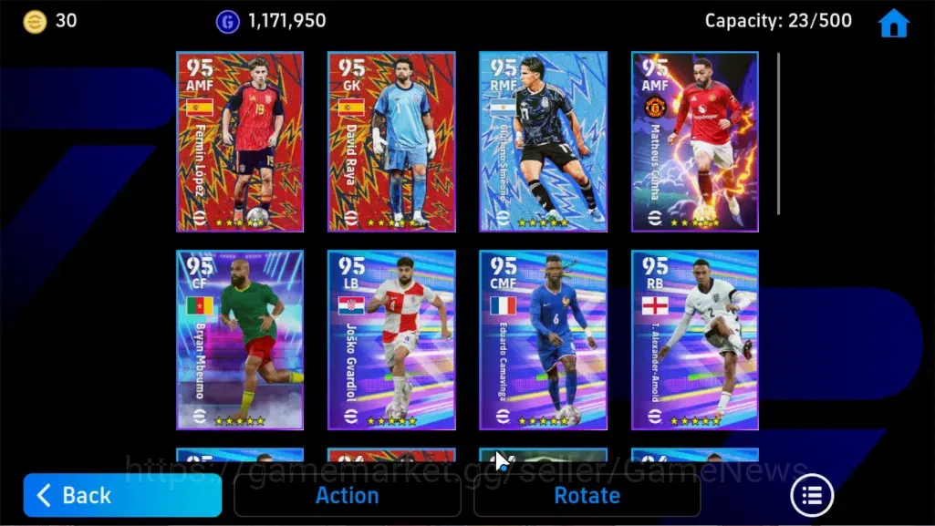 eFootball Accounts Others Android|Epic Javler Savlola,Raul,Gerrard,Andriy S,ShowTime TFFC26 Messi,Yamal,SU26 Messi,Highlight 8