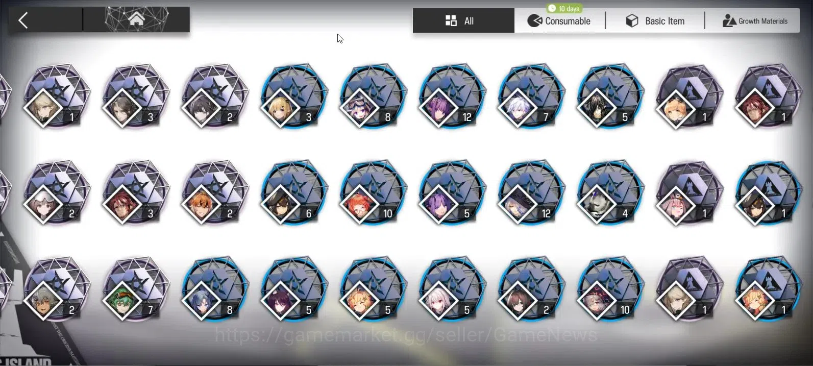 Arknights Accounts High-End Lv 38|+1 Skin|6K Oru|4 Limited+Collab Dungeon Meshi,Rainbow 6|Wisadel,Hoshi,Gavial,Siege 15