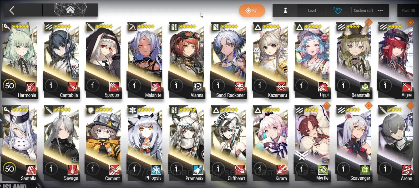 Arknights Accounts High-End Lv 38|+1 Skin|6K Oru|4 Limited+Collab Dungeon Meshi,Rainbow 6|Wisadel,Hoshi,Gavial,Siege 5