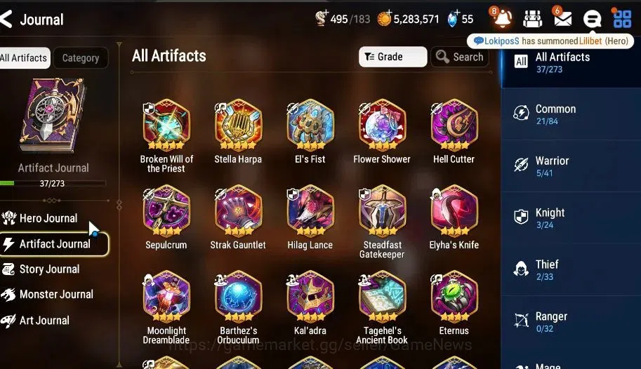 Epic Seven Accounts Global|UnVerif|2 ML (Rhianna&Luciel,New Moon Luna) image 18