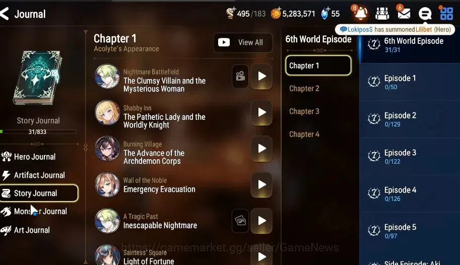 Epic Seven Accounts Global|UnVerif|2 ML (Rhianna&Luciel,New Moon Luna) image 19