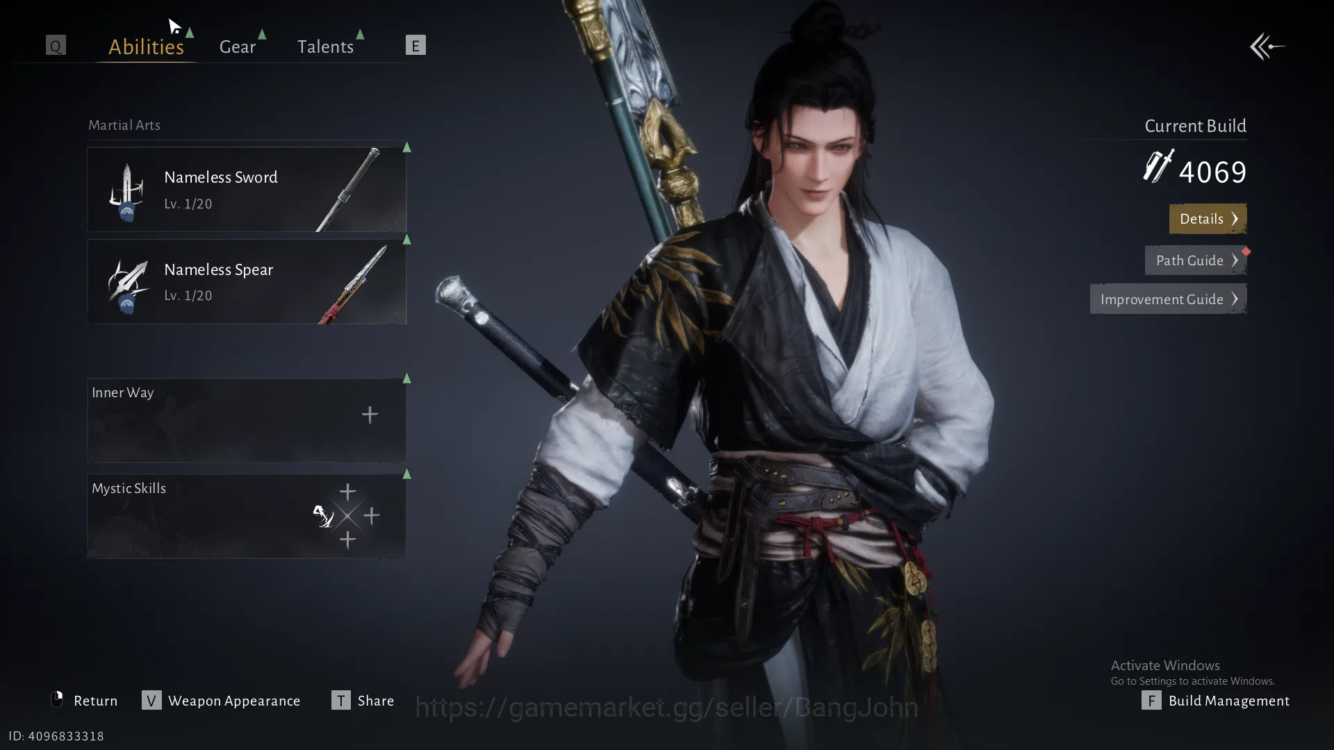 Where Winds Meet Accounts [ASIA] Starter Lvl 17 | MC Male | 1 Harmonic Core  image 2