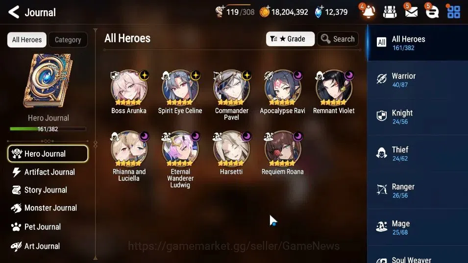 Epic Seven Accounts GLOBAL Unverif|9ML(Rhiana &Luciel,BArunka,HarSeti, image 6