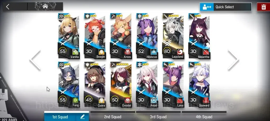 Arknights Accounts Lv 23| 53 OP+1 Skin | 74 Originium | Char *6 (Exus image 3