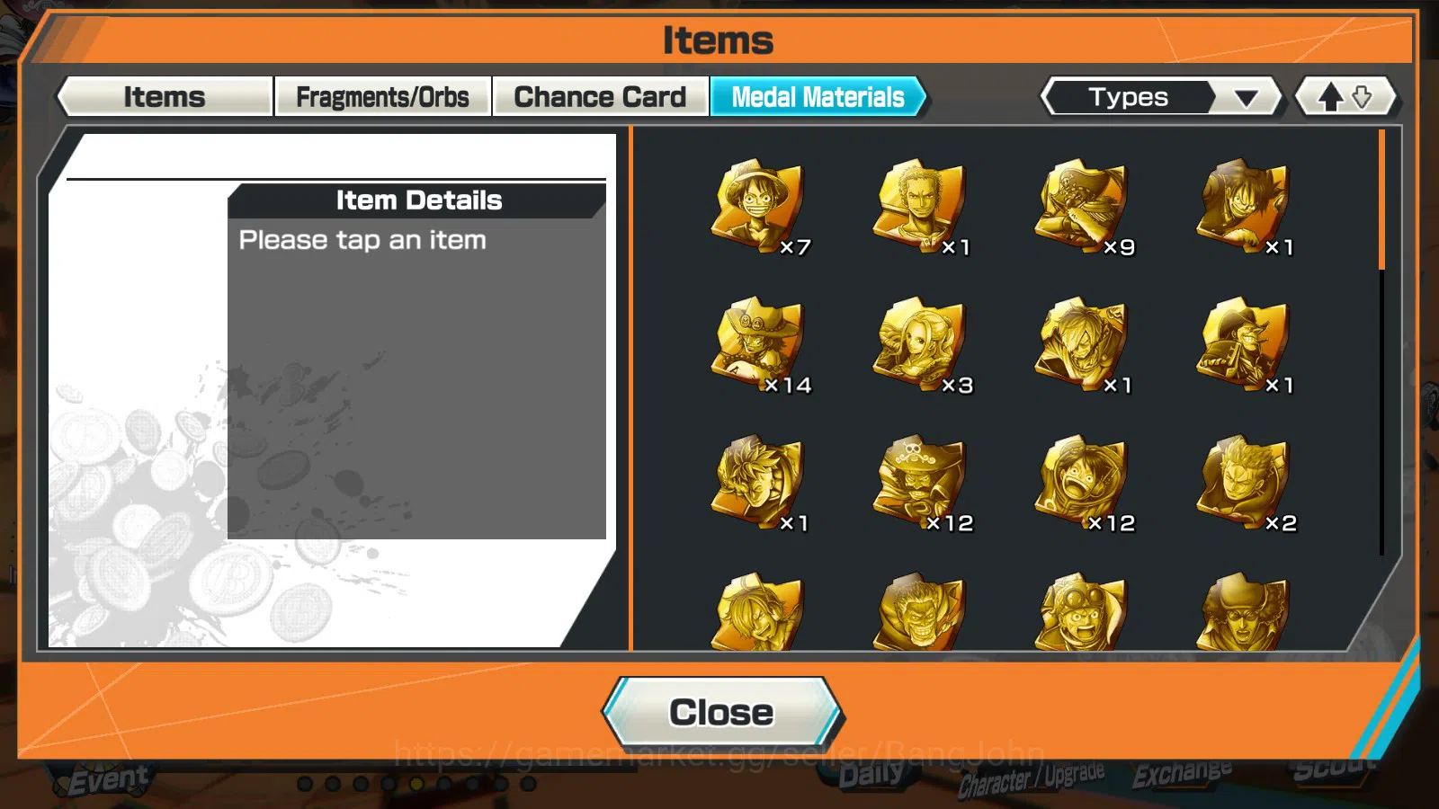 One Piece Bounty Rush Accounts Global | 3EX |4Emperor teach,GP Gol D.Roger,Wi Tra image 5