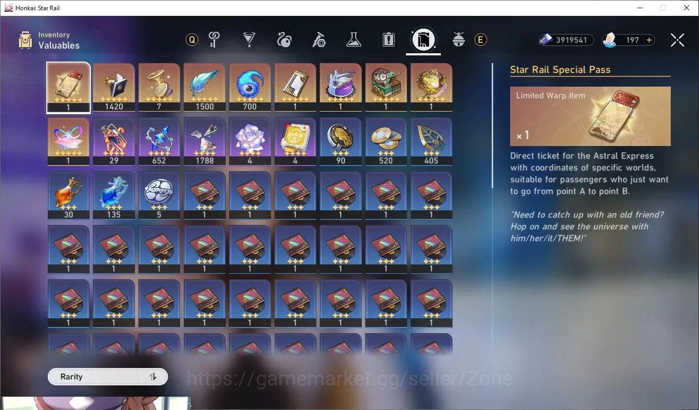 Honkai Star Rail Accounts Mid Game ASIA|28x 5* Char L80 incl Phainon, Dan Heng, Jiaoqiu, Acheron, Sparkle, Huohuo|On the 13