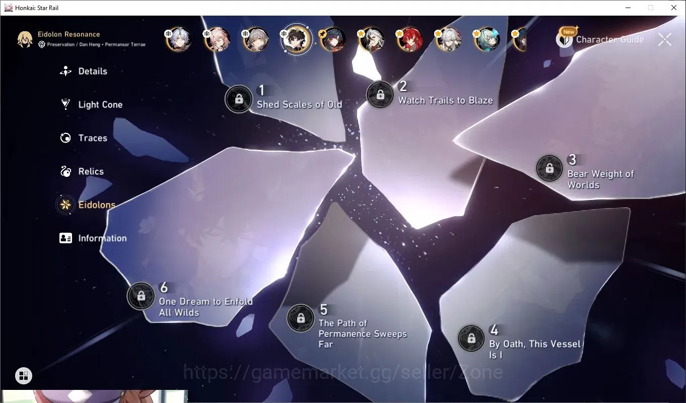 Honkai Star Rail Accounts Mid Game ASIA|28x 5* Char L80 incl Phainon, Dan Heng, Jiaoqiu, Acheron, Sparkle, Huohuo|On the 7