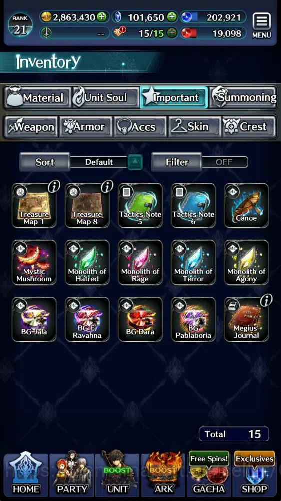 Last Cloudia Accounts GLOBAL|100k Cryst|Collab Slime(Hinata,DragonMilim, image 12
