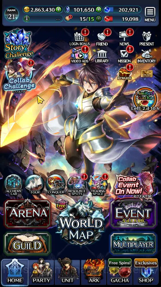 Last Cloudia Accounts GLOBAL|100k Cryst|Collab Slime(Hinata,DragonMilim, image 7