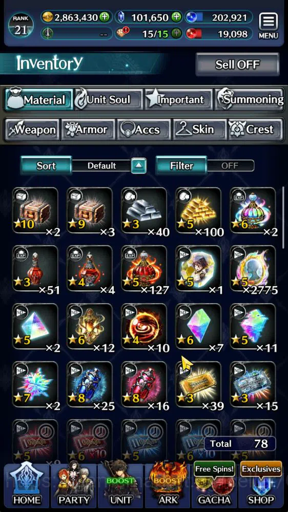 Last Cloudia Accounts GLOBAL|100k Cryst|Collab Slime(Hinata,DragonMilim, image 8