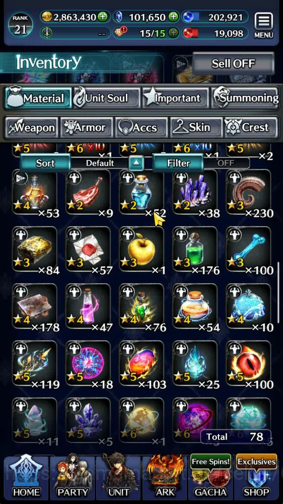 Last Cloudia Accounts GLOBAL|100k Cryst|Collab Slime(Hinata,DragonMilim, image 9