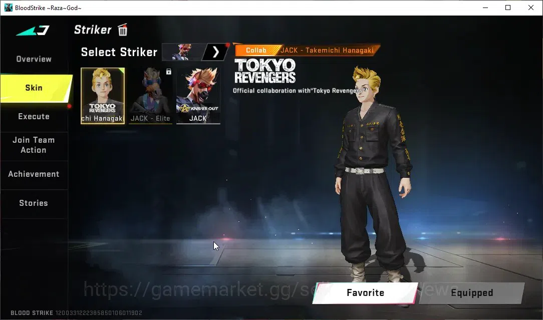 Blood Strike Accounts ASIA|2 Collab Tokyo Revengers(Jack-Takemichi,MCX-T image 3