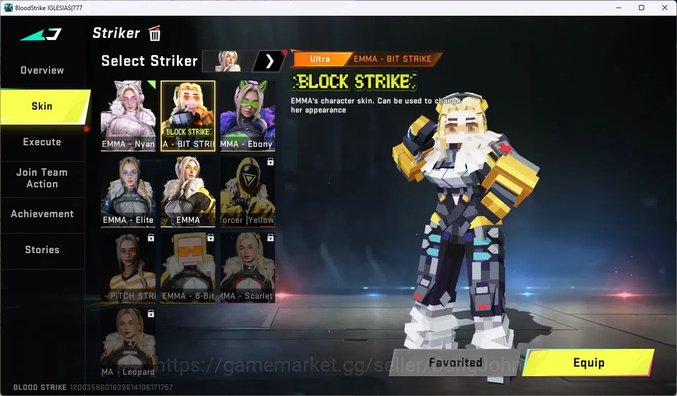Blood Strike Accounts ASIA | 1 EVO: FAL-Evolved Draco | 1 Ultra Melee Sh image 11