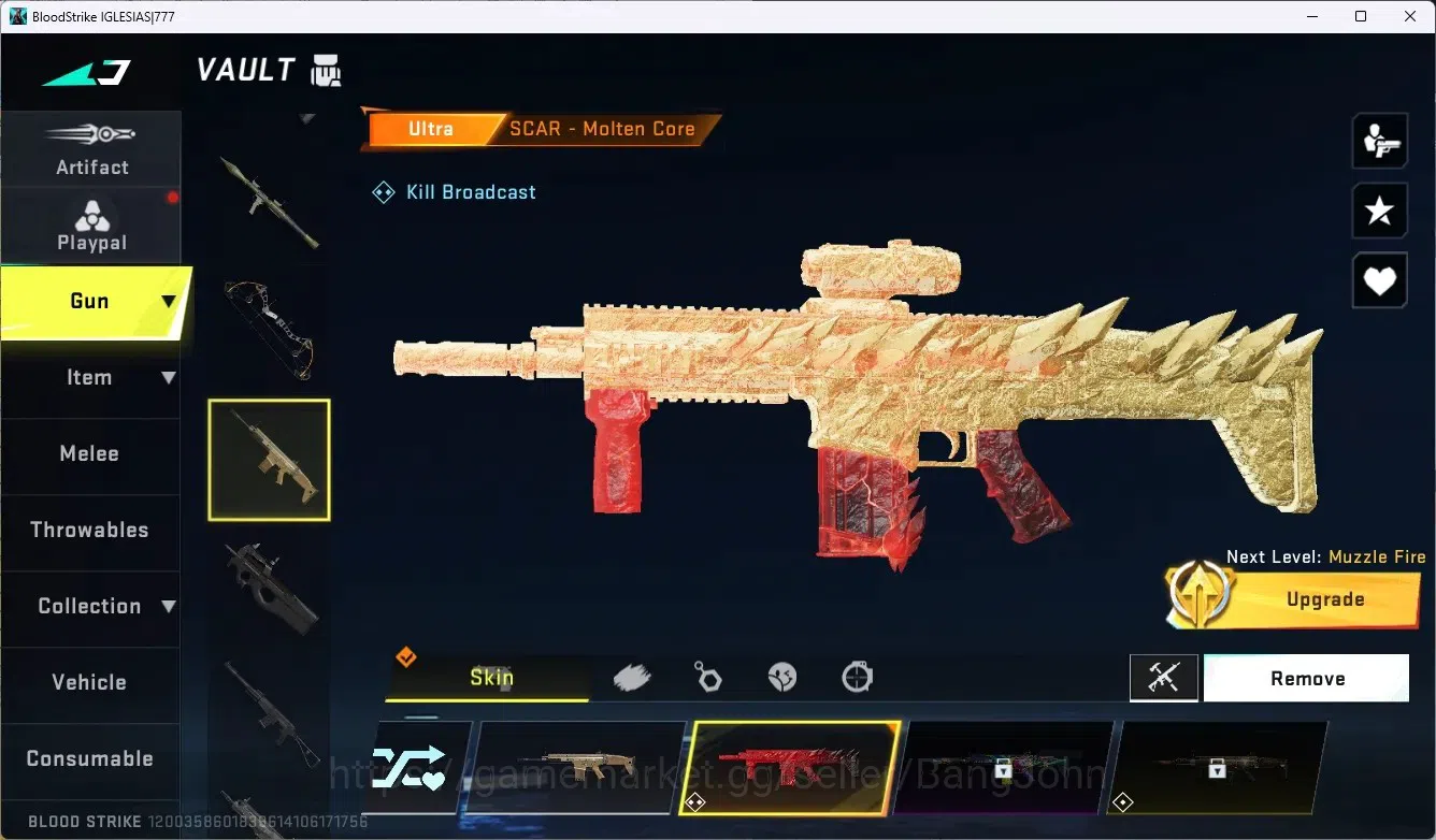 Blood Strike Accounts ASIA | 1 EVO: FAL-Evolved Draco | 1 Ultra Melee Sh image 3