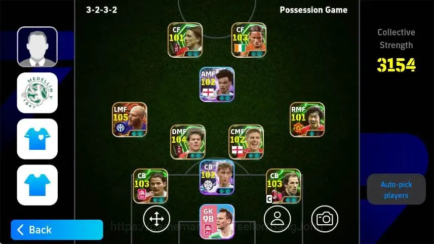 eFootball Accounts Mobile|PW 3154|Federico Dimarco BigT,Xabi Alonso E image 1