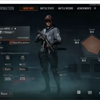 Arena Breakout High Value MOBILE Lvl 30 |SV 16,5 M |CV 7,5 M|MORE SKIN DECRE image 1