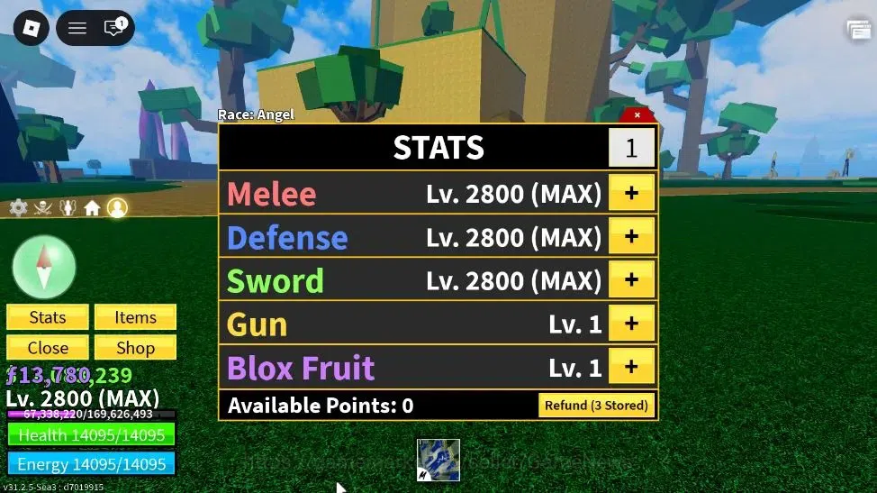 Roblox Accounts Blox Fruit |MAX Lv2800| 7M Beli 13k Frag| 2 Legend image 1