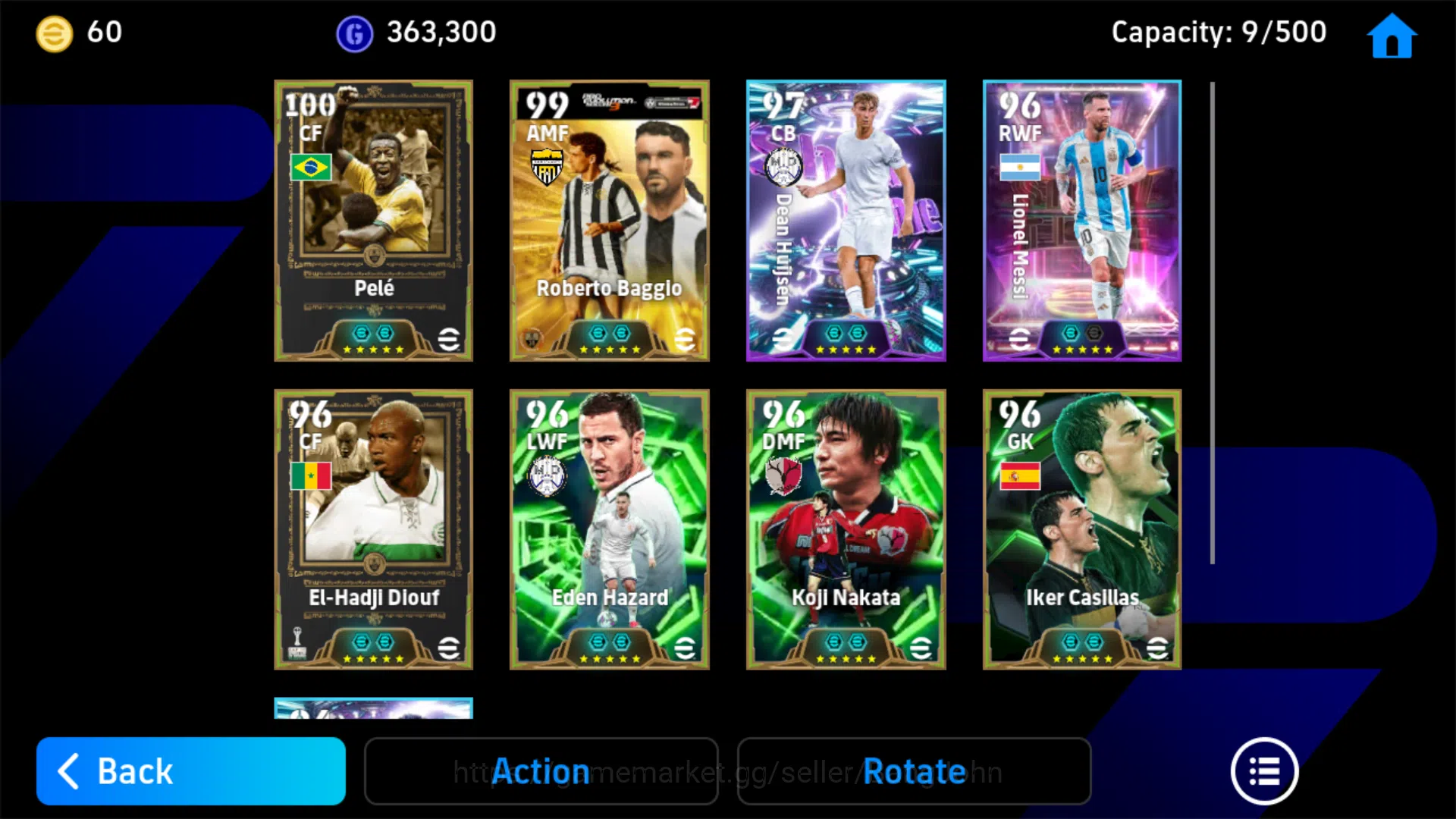 eFootball Accounts Power 3132 | Pele Epic DB | Roberto Baggio | Iker  image 3