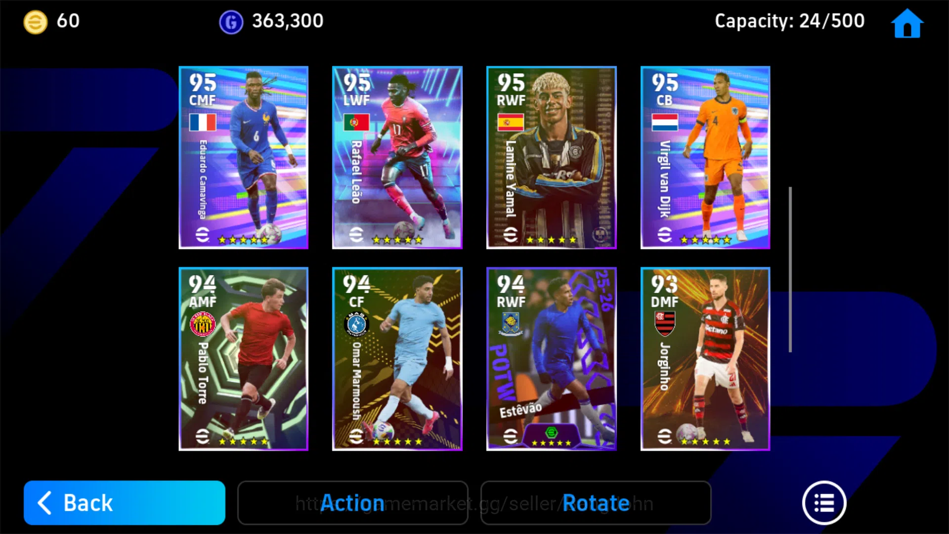 eFootball Accounts Power 3132 | Pele Epic DB | Roberto Baggio | Iker  image 7