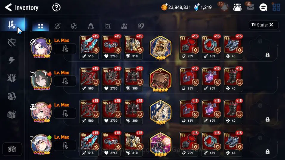 Epic Seven Accounts GLOBAL Unverif|New Era|4 ML(NM Luna,H Lua,R Renoa, image 11