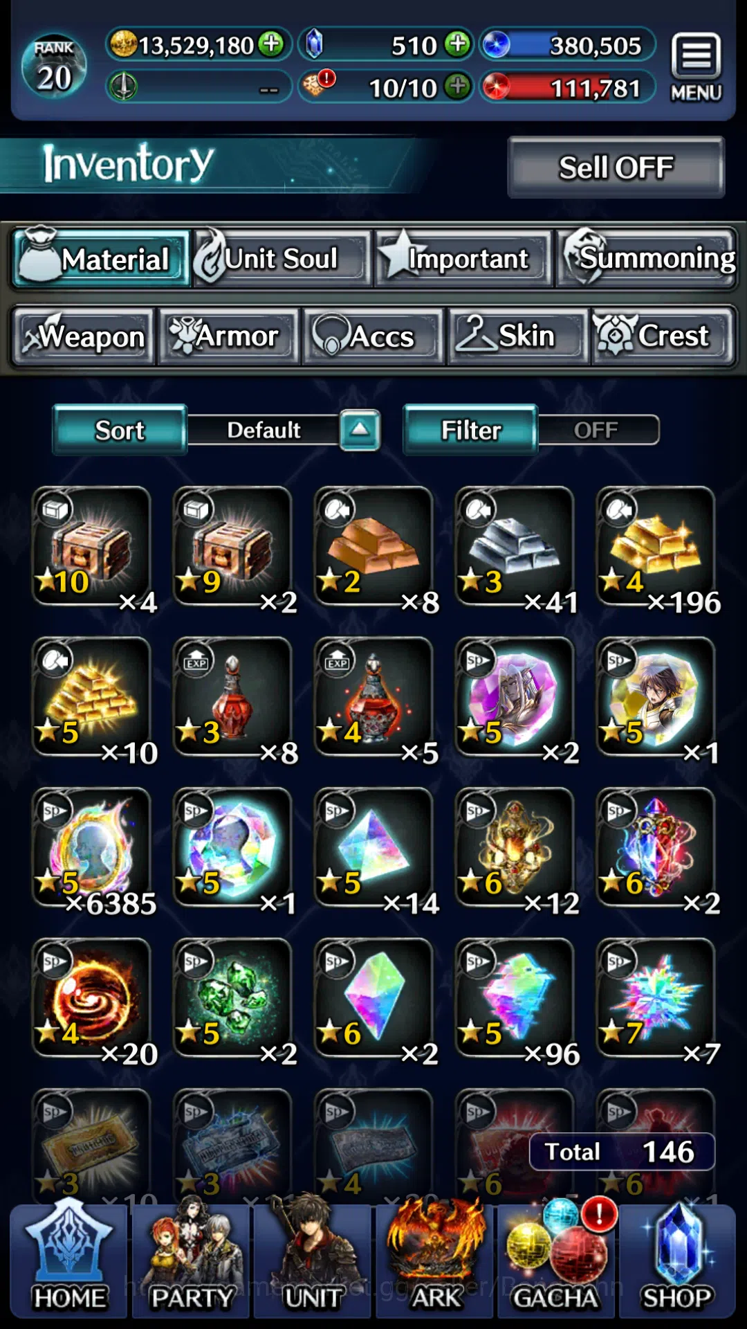 Last Cloudia Accounts Global|Rank 20|Collab (DragonoidMilim,Vergil,Nero) image 11