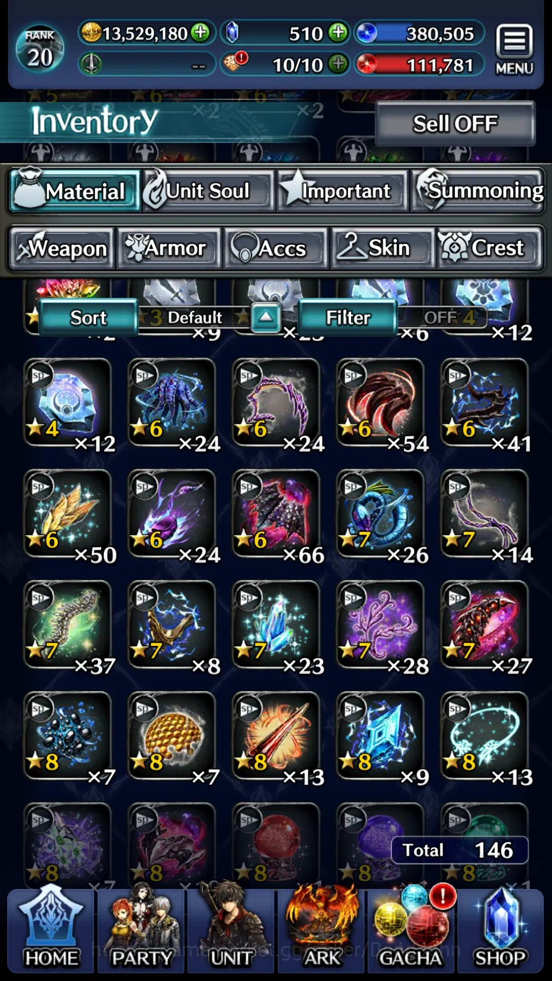 Last Cloudia Accounts Global|Rank 20|Collab (DragonoidMilim,Vergil,Nero) image 15