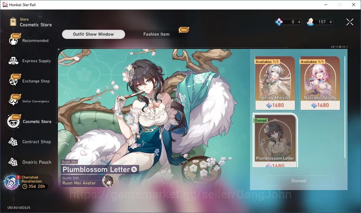 Honkai Star Rail Accounts ASIA TL42 6SSR Hysilens Cyrene Acheron RuanMei + S image 4