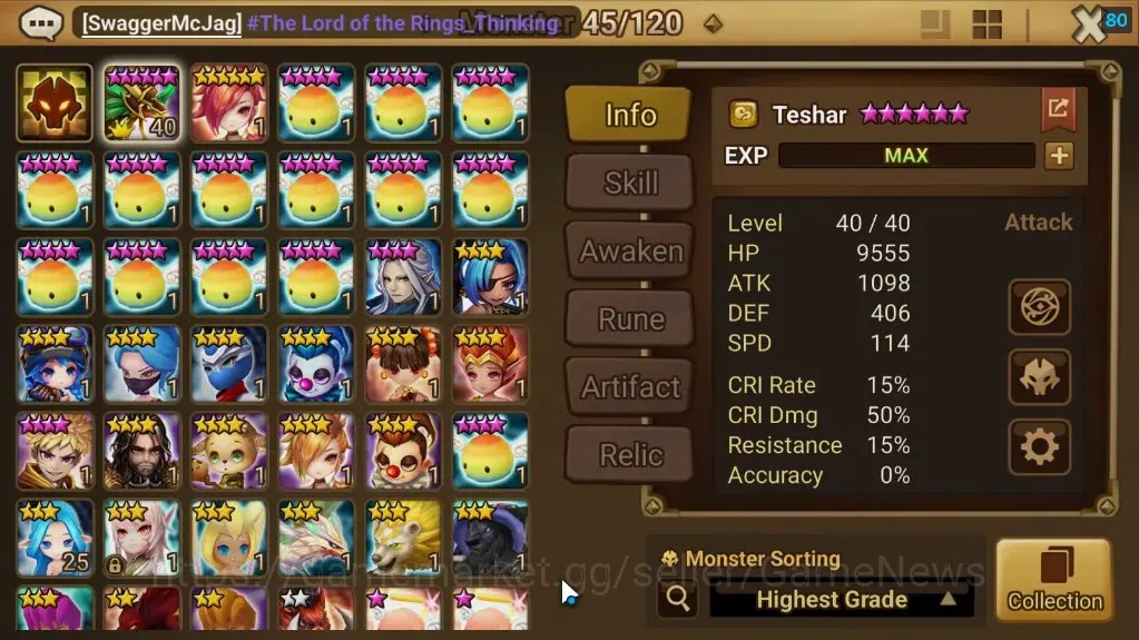 Summoners War: Sky Arena Accounts ASIA|Lv 26|Ready Gacha|107 12-YSC + 160 11-YSC + 3 image 8