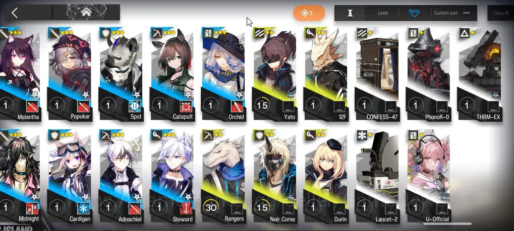 Arknights Accounts Lv 68 | 181 Operator+8 Skin | 6 Limited | Marcile, image 10