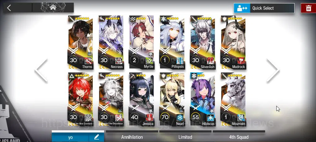 Arknights Accounts Lv 68 | 181 Operator+8 Skin | 6 Limited | Marcile, image 11