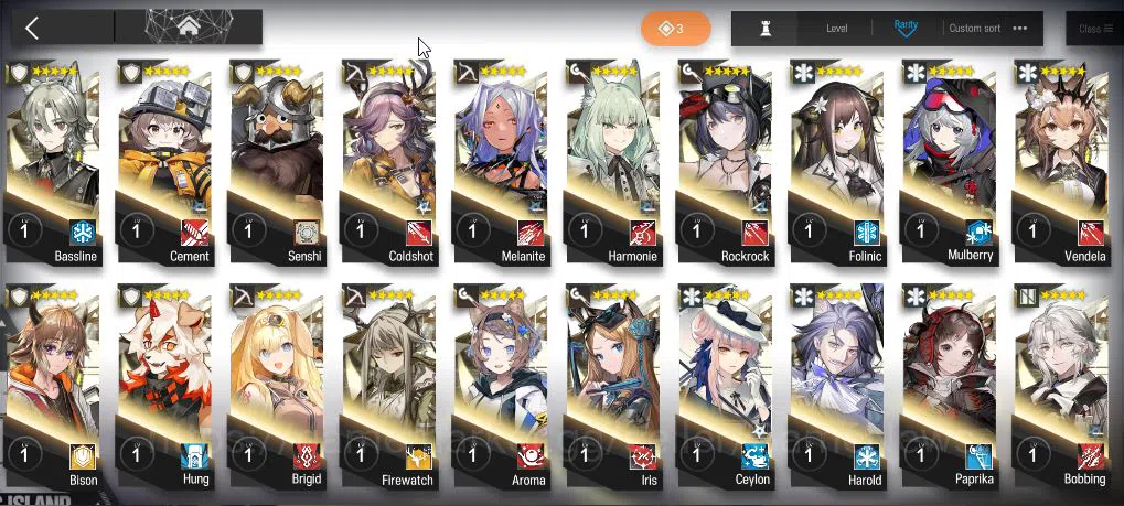 Arknights Accounts Lv 68 | 181 Operator+8 Skin | 6 Limited | Marcile, image 4