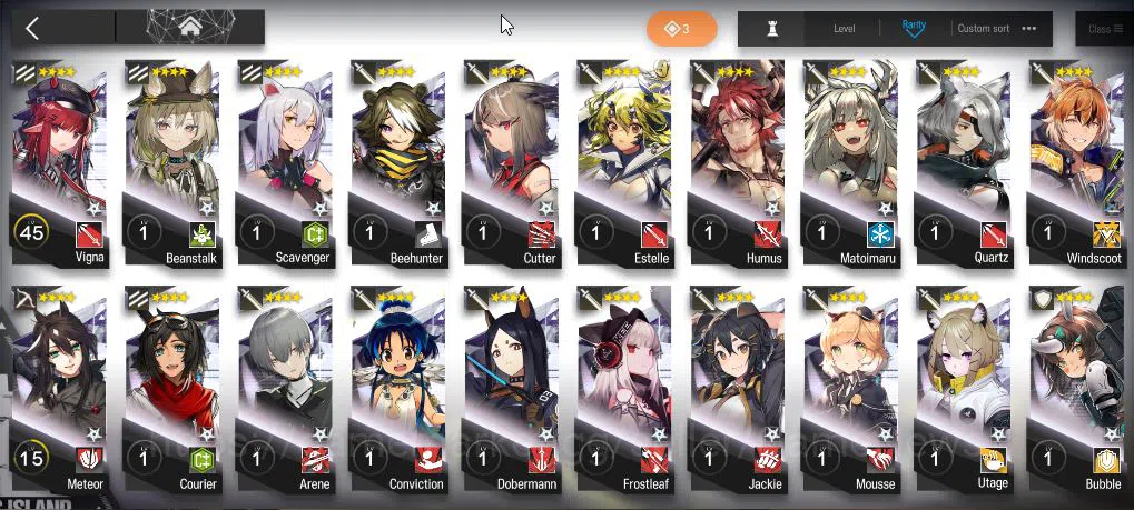 Arknights Accounts Lv 68 | 181 Operator+8 Skin | 6 Limited | Marcile, image 6