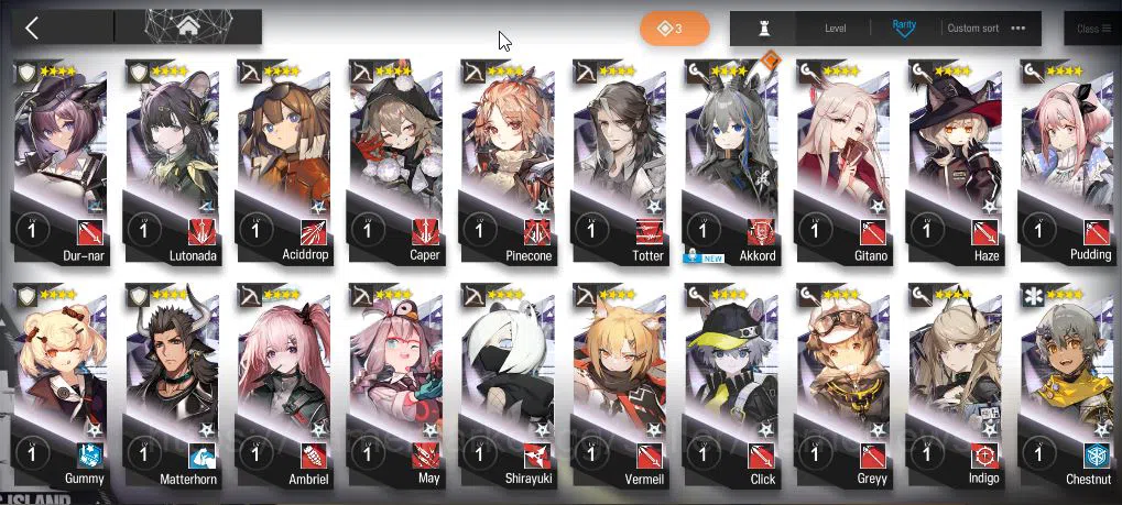 Arknights Accounts Lv 68 | 181 Operator+8 Skin | 6 Limited | Marcile, image 7