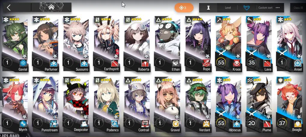 Arknights Accounts Lv 68 | 181 Operator+8 Skin | 6 Limited | Marcile, image 8
