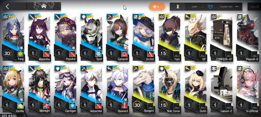 Arknights Accounts Lv 68 | 181 Operator+8 Skin | 6 Limited | Marcile, image 9