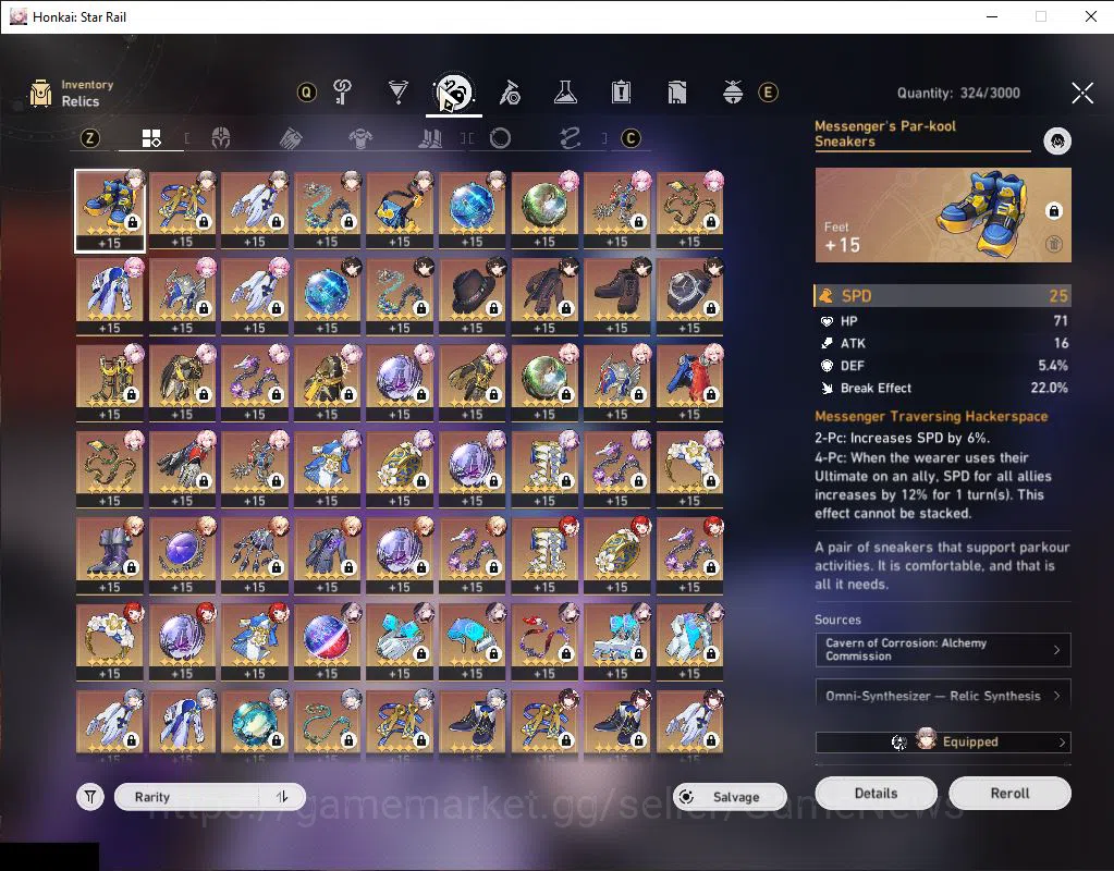 Honkai Star Rail Accounts Mid Game Asia|TL 70|2,6K SJ|Casto Prem Team|14 7