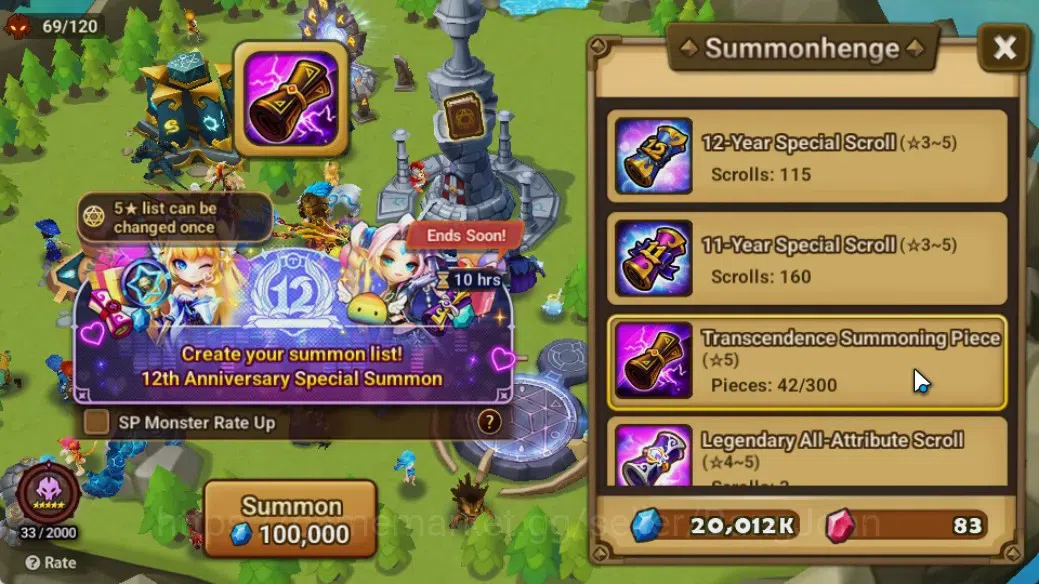 Summoners War: Sky Arena Accounts GLOBAL | NB 5 TESHAR,Starter Gacha 115 12Y+160 11Y image 1